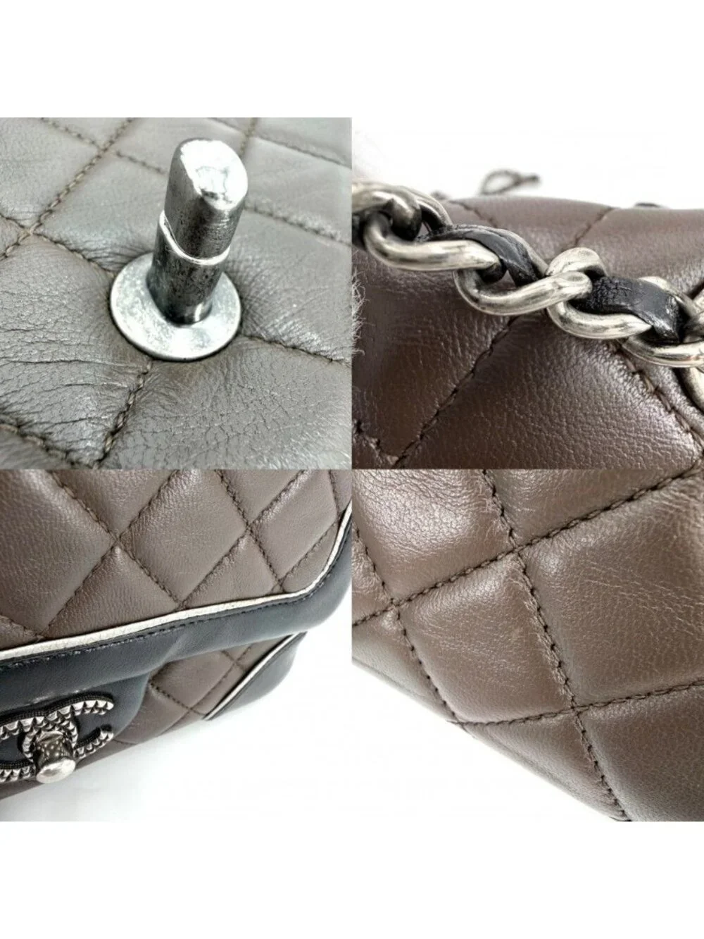 Chanel Shoulder Bag Quilted Paris Salzburg Collection Tyrolean Double Chain